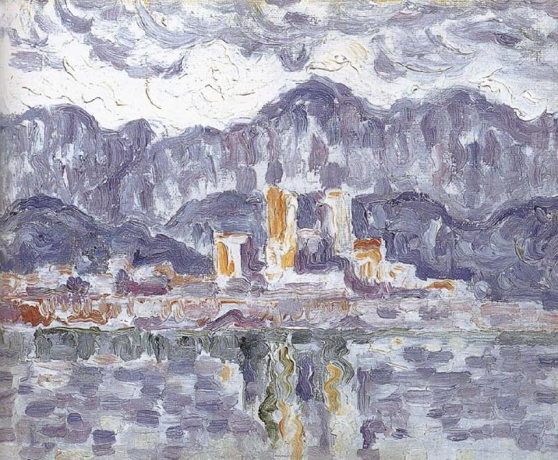 Paul Signac Study of cloudy sky Norge oil painting art